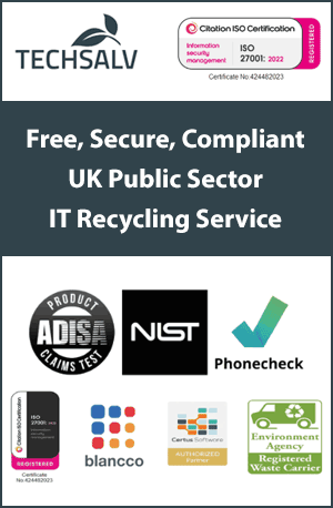 Free, Secure, Compliant UK Public Sector IT Recycling Service
