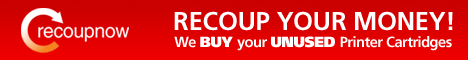 Unused/Unwanted printer cartridges? Why not turn them into money now?....